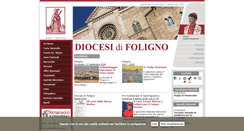 Desktop Screenshot of diocesidifoligno.it