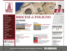 Tablet Screenshot of diocesidifoligno.it